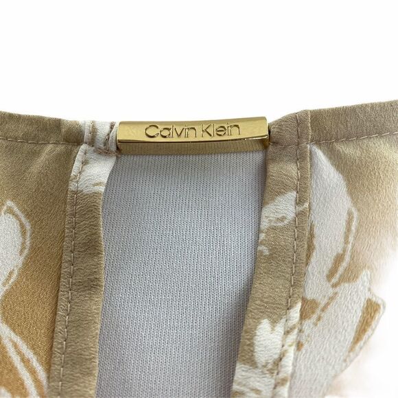 Calvin Klein tropical ombre keyhole blouse 3X NWT - Picture 10 of 13